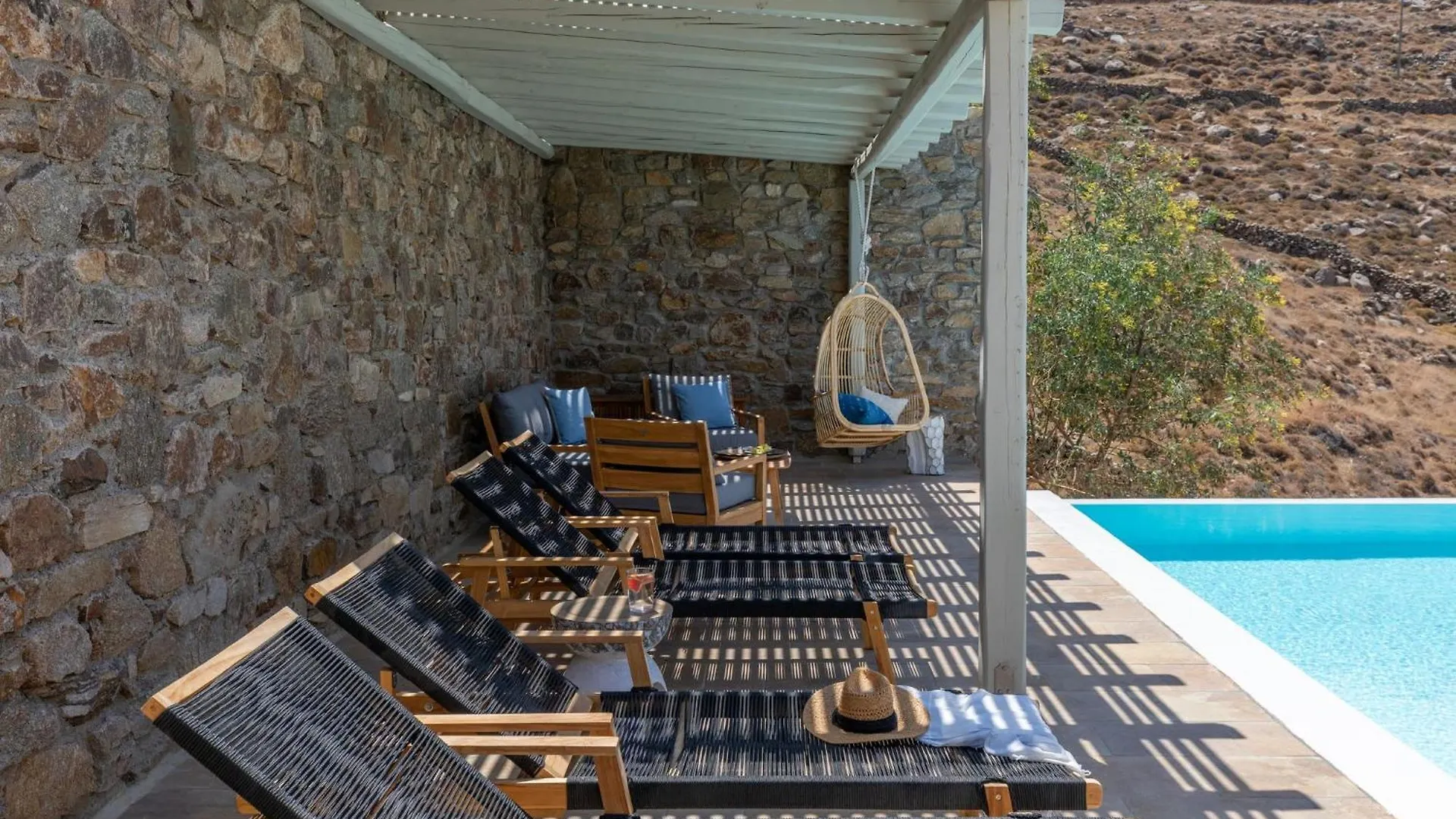 New Twin Villas In Mykonos Pool & Stunning Views Φανάρι Σπίτι διακοπών