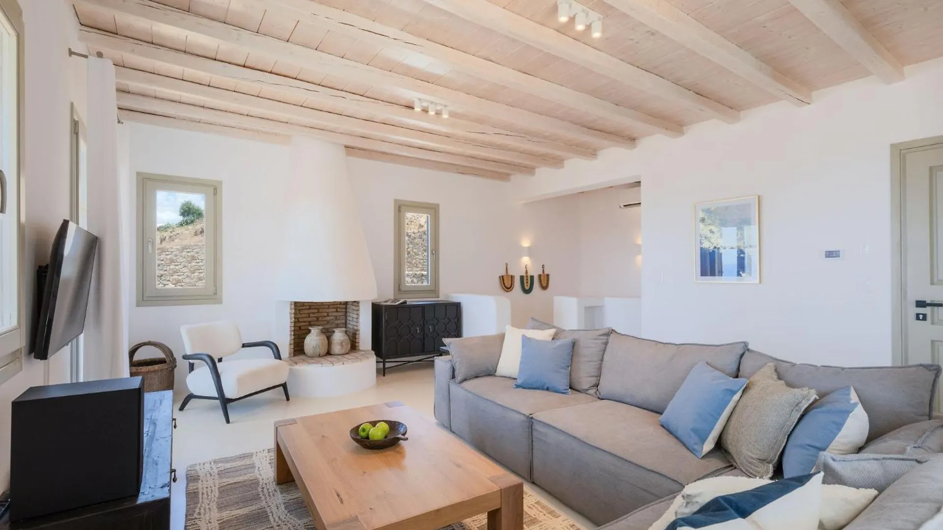 New Twin Villas In Mykonos Pool & Stunning Views Φανάρι
