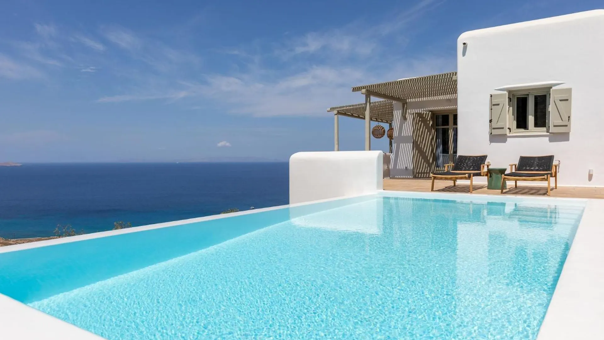 New Twin Villas In Mykonos Pool & Stunning Views Φανάρι