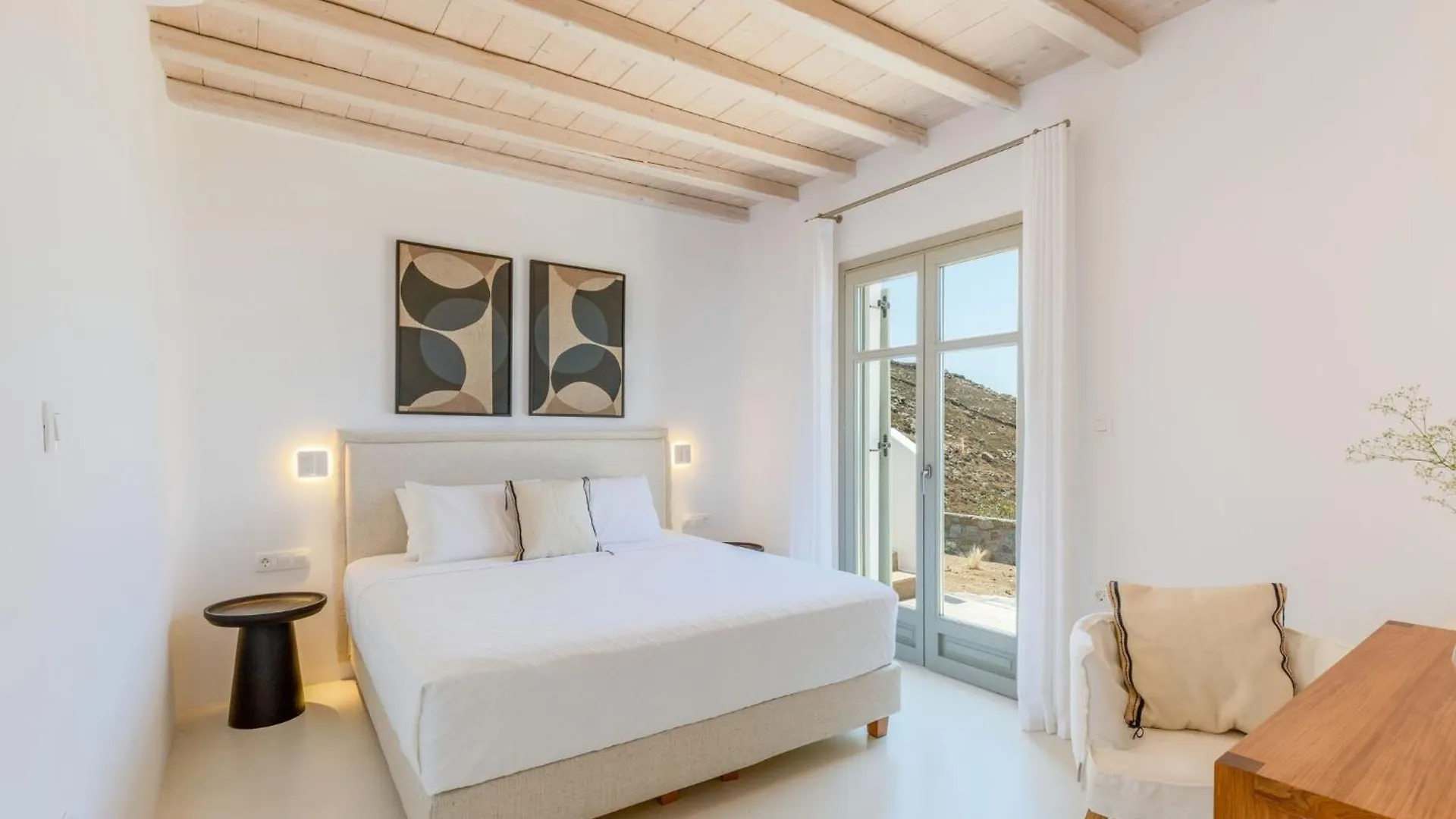 New Twin Villas In Mykonos Pool & Stunning Views Φανάρι Σπίτι διακοπών