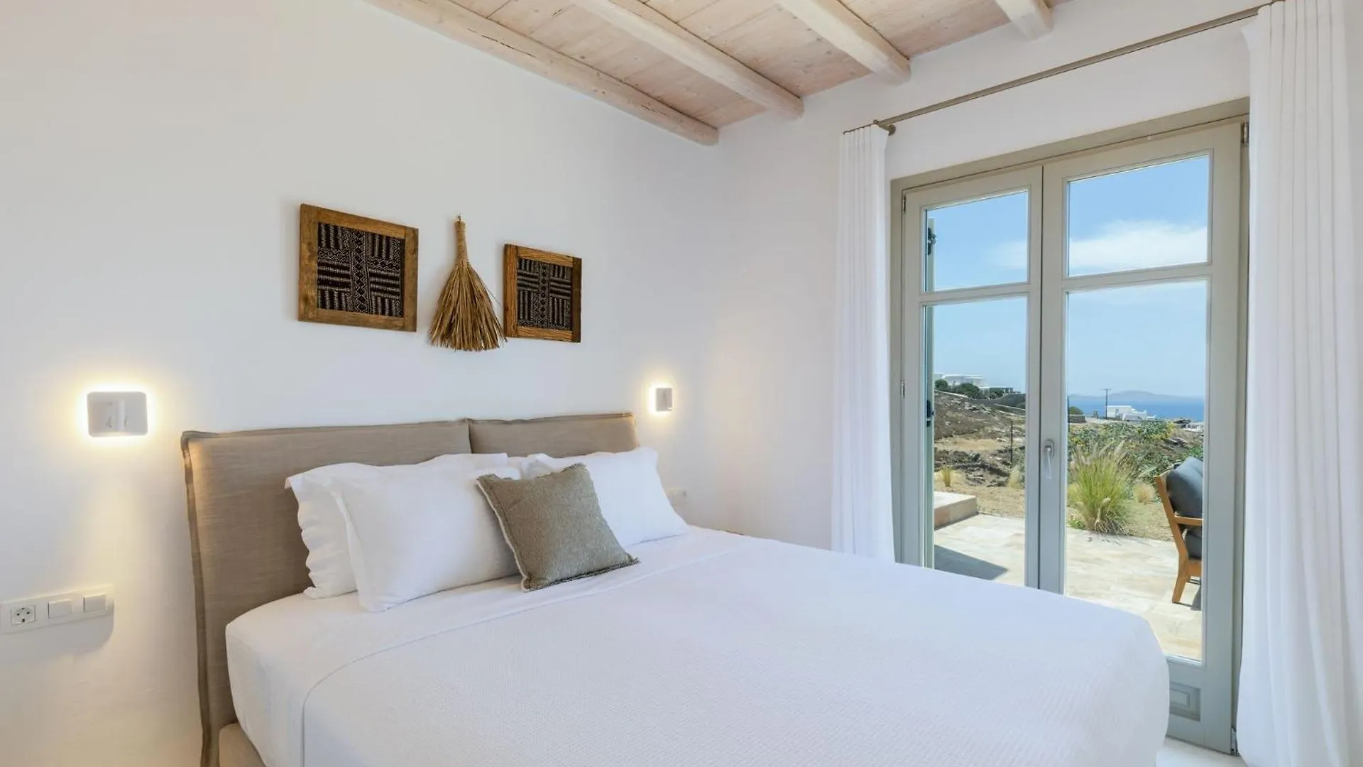 New Twin Villas In Mykonos Pool & Stunning Views Φανάρι Σπίτι διακοπών